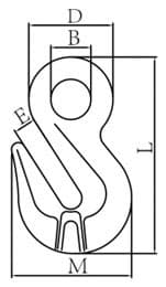 Grade 100 Cradle Eye Grab Hook