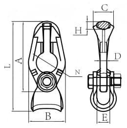 Grade 100 Chain Rope Connector