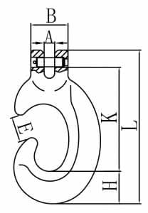 Grade 80 Clevis C Hook