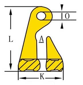Grade 80 Eye Bend Hook