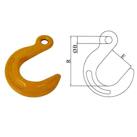Grade 80 Eye Foundry Hook
