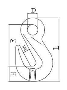 Grade 80 Eye Grab Hook with Cradle