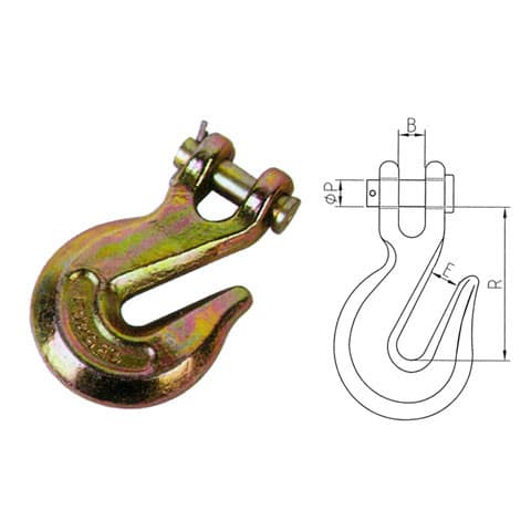 Clevis Grab Hook — H-330 / A-330 Pattern