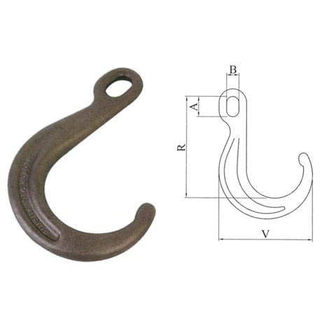 J Hook with Oval Eye