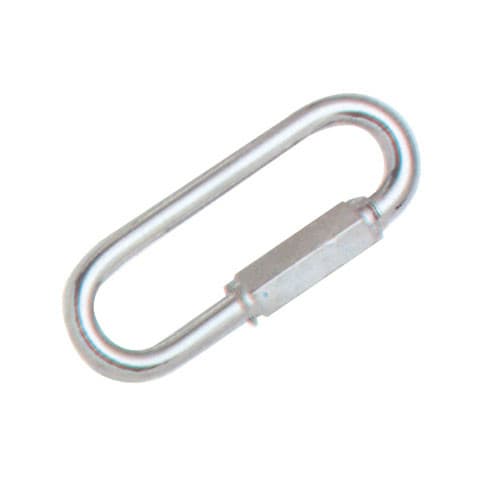 Wide Jaw Quick Link — Zinc Plated