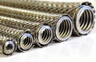 Hastelloy C276 annular hoses with double braid, several sizes