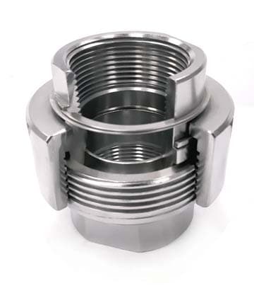 Met-O-Seal lightweight tanker loading coupling, machined union halves
