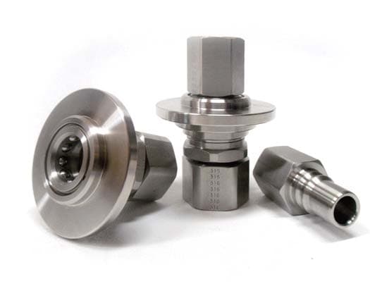Non-valved cryogenic coupling parts for vapour return