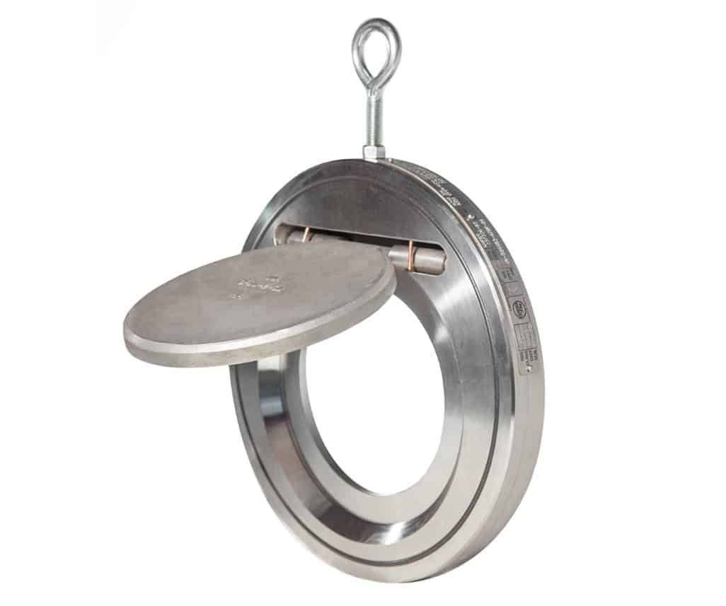 Type R wafer check valve with flapper and lifting eye, 3-1/16 in × 15M