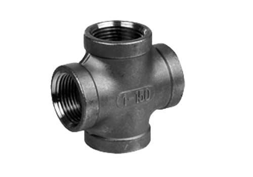 304 stainless steel 150# Cast Threaded Cross, catalogue photo