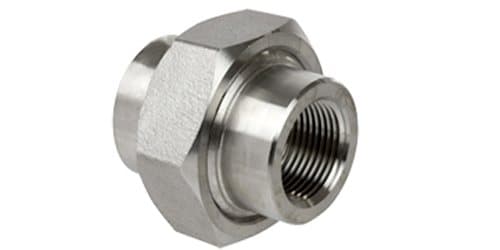 304 stainless steel 3000# Forged Threaded Union, catalogue photo