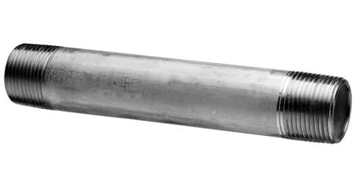 316 stainless steel NPT Pipe Nipple, Sch 80 Seamless, catalogue photo