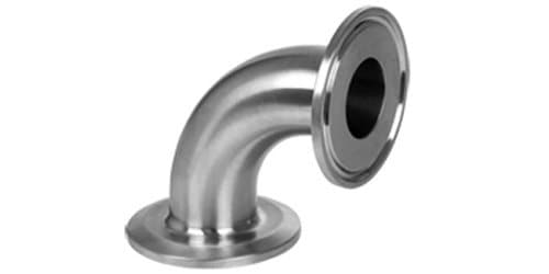 304 stainless steel Sanitary Clamp-End 90° Elbow, catalogue photo