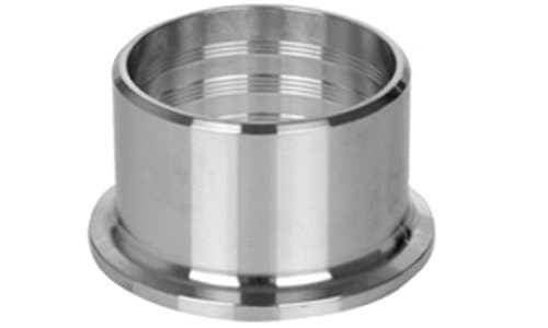 304 stainless steel Sanitary Recessless Ferrule, Clamp End, catalogue photo