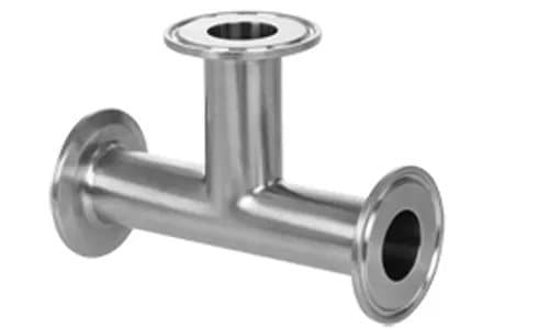 316 stainless steel Sanitary Clamp-End Tee, catalogue photo