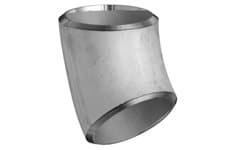 304 stainless steel Butt-Weld 45° Elbow, Sch 40, catalogue photo