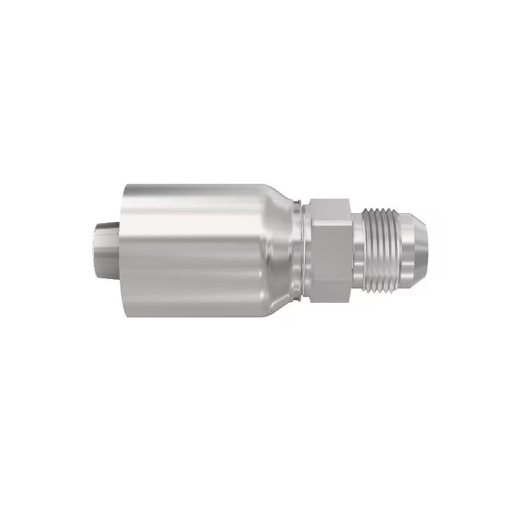 Parker 10377 Male JIC 37° crimp hose fitting, rigid, straight, product photo