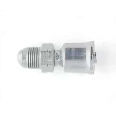 Parker 10426 Male SAE 45° crimp hose fitting, rigid, straight, product photo
