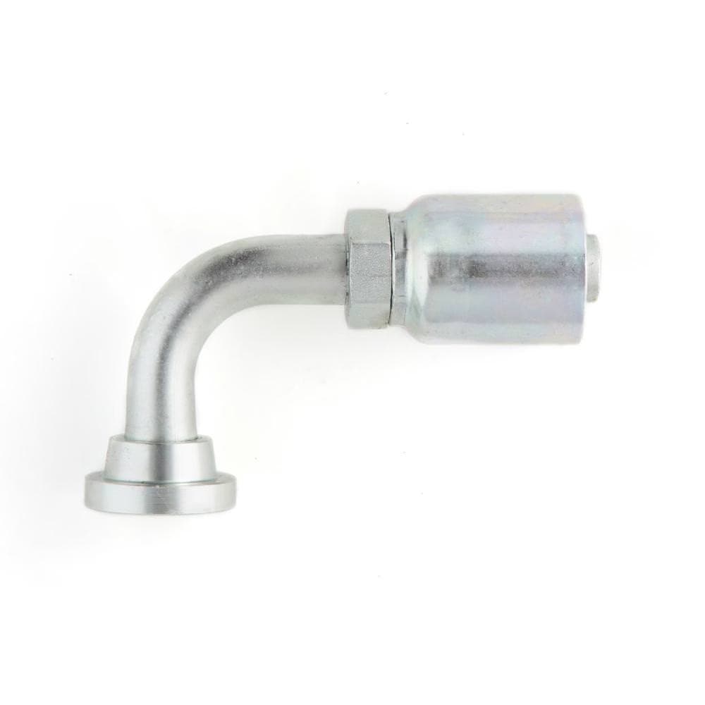 Parker 11977 SAE Code 61 Flange Head crimp hose fitting, 90° elbow, product photo