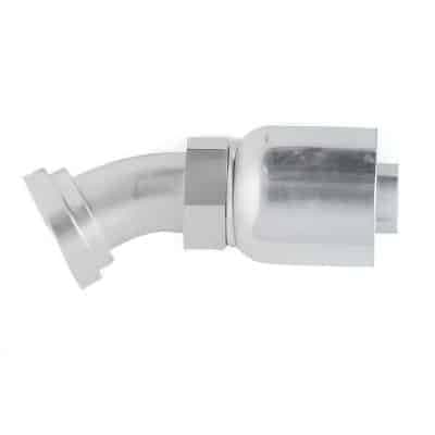 Parker 12643 SAE Code 61 Flange Head crimp hose fitting, 30° elbow, product photo