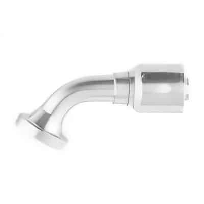 Parker 12743 SAE Code 61 Flange Head crimp hose fitting, 60° elbow, product photo