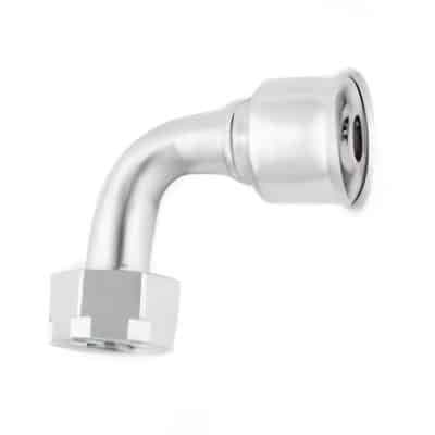 Parker 15W26 Female Compressor crimp hose fitting, swivel, 90° elbow, product photo