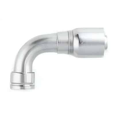 Parker 1X977 Full Flange, SAE Code 61 or Code 62 crimp hose fitting, 90° elbow, product photo