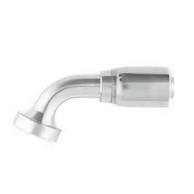 Parker 1XF77 Caterpillar® Flange Head crimp hose fitting, 45° elbow, product photo