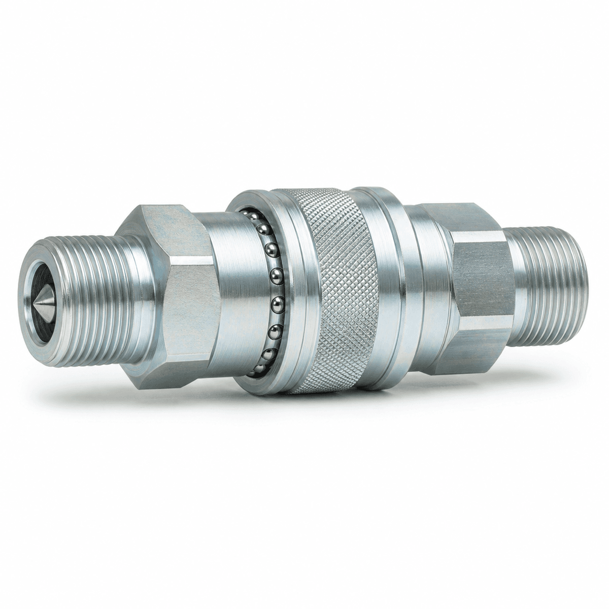 ISO 7241 Series B Valved Hydraulic Quick Coupler