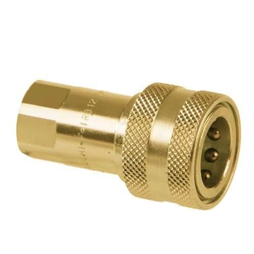 Brass ISO 7241-B Female Quick Coupler x NPTF Female, catalogue photo
