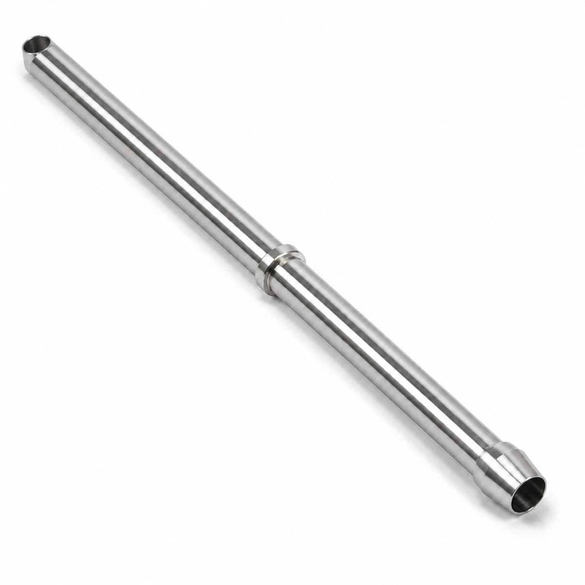 316L stainless steel standpipe for high-pressure washer hose, long straight tube with machined collar