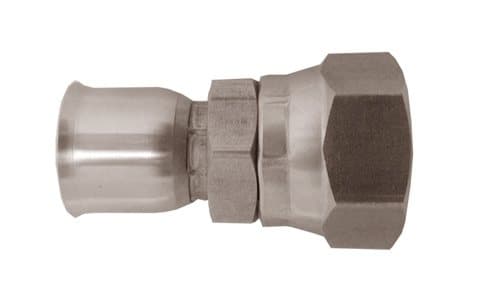 Stainless Steel R14 PTFE Hose End × DIN 24° Female Swivel, Light Series, catalogue photo