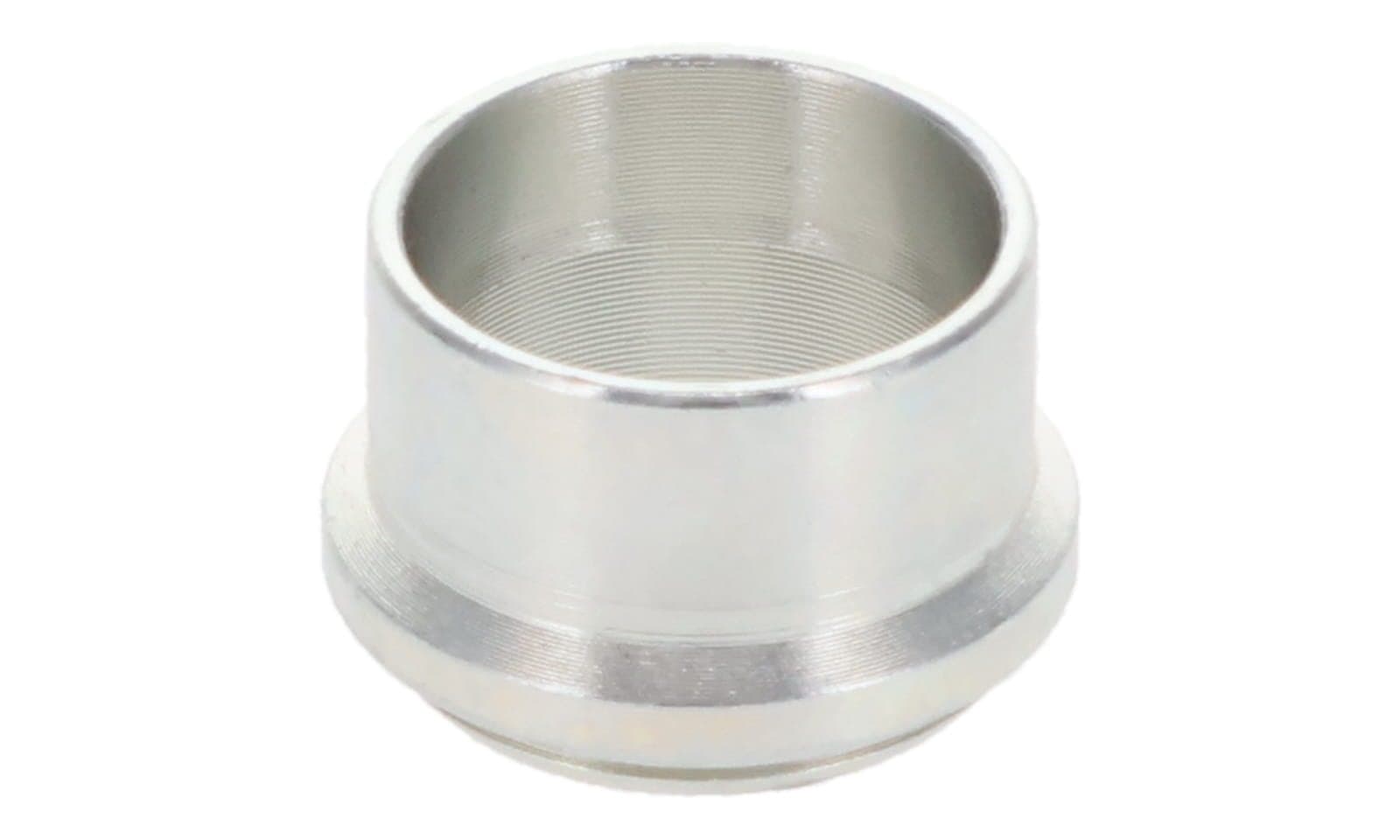 Steel flareless tube sleeve (ferrule), side view