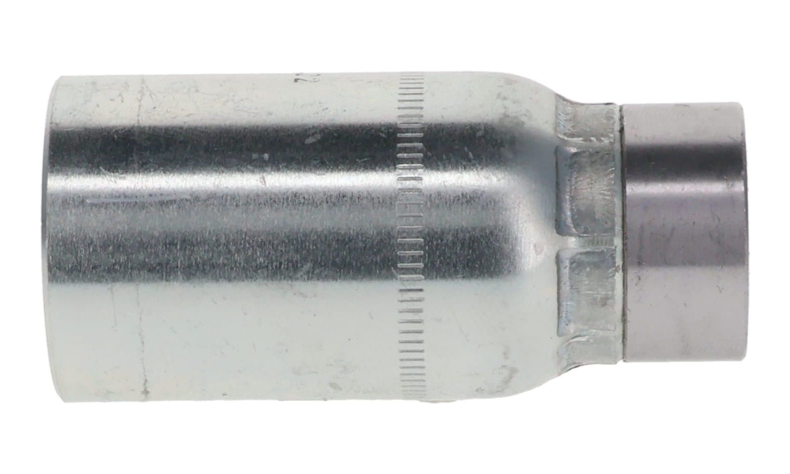 THY Series Crimp Hose Fitting × Female Weld Fitting, side view