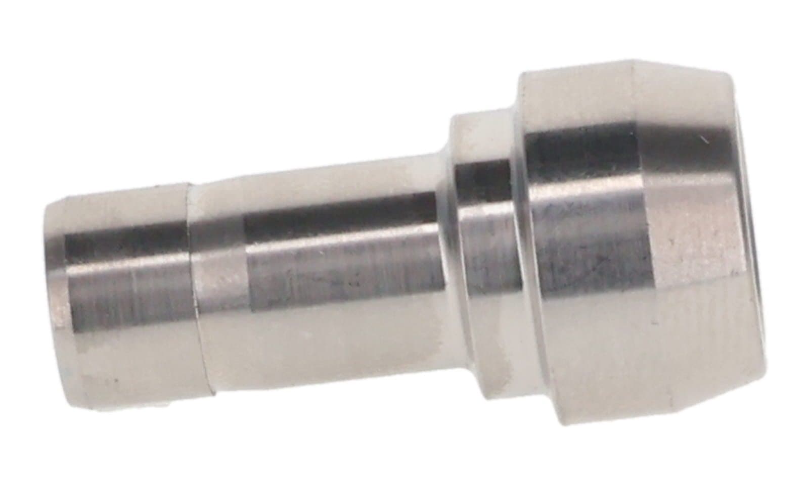 316 stainless double ferrule reducing port connector, 316L, side view