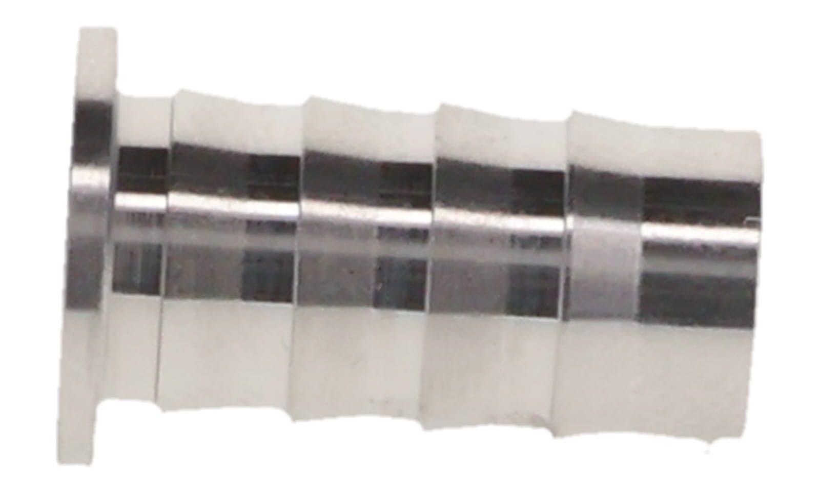316 stainless double ferrule tube insert, 316L, side view