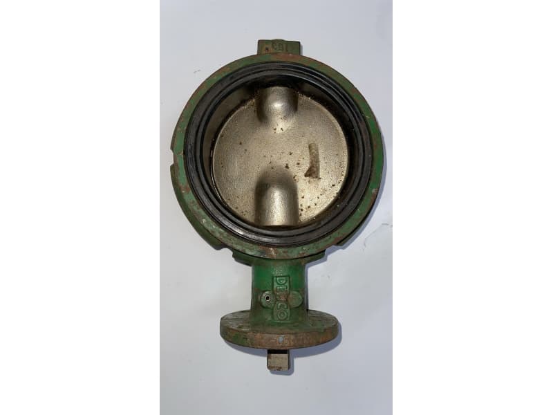 DEMCO Series NE-D wafer butterfly valve — 5″ unit shown
