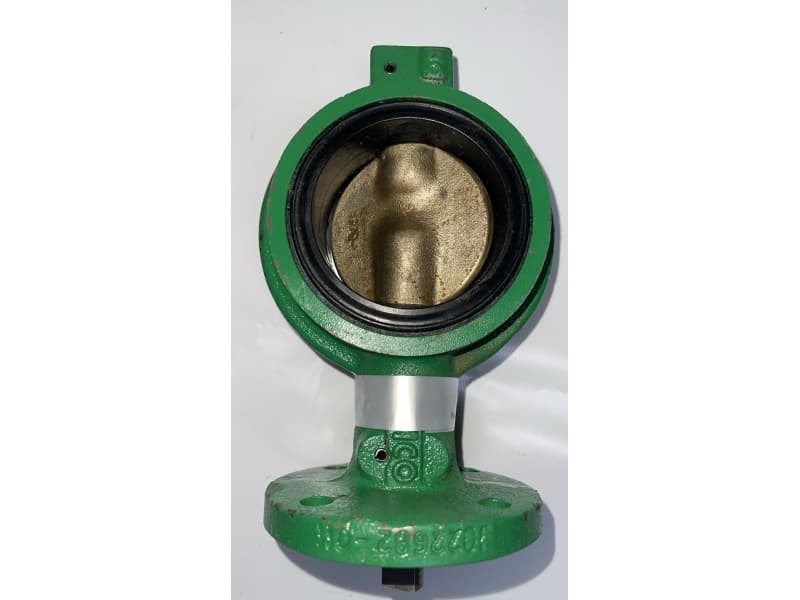 DEMCO Series NE-I wafer butterfly valve — 2½″ unit shown