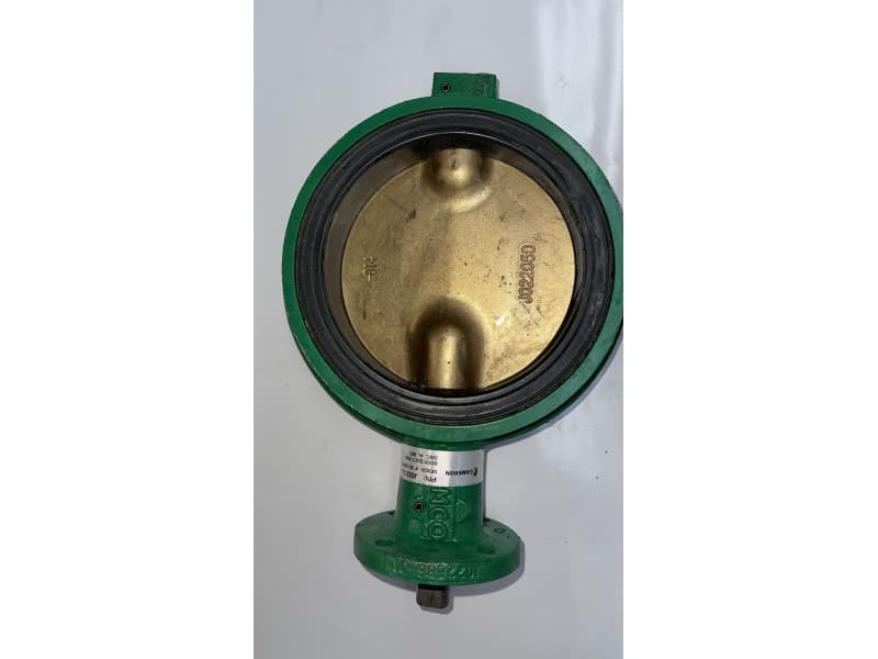 DEMCO Series NE-I wafer butterfly valve — 6″ unit shown