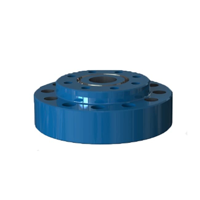 Blue API 6BX 15K wellhead studded adapter flange
