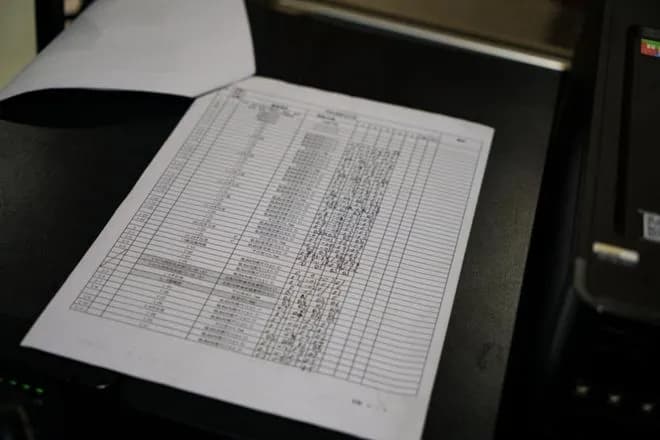 First article measured against the approved drawing
